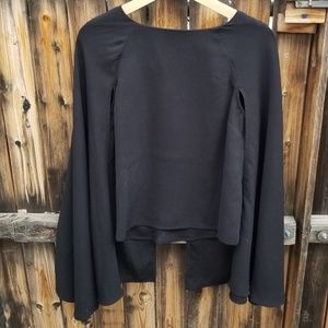 Black "Cape" shirt